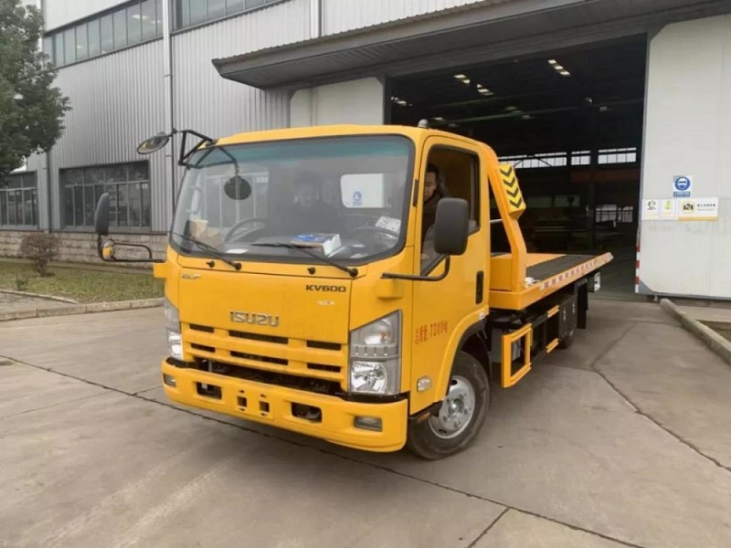 五十鈴(黃牌)一拖二清障車