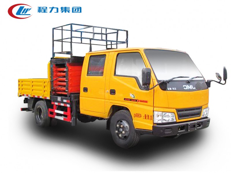 江鈴雙排座8-10米平臺升降高空作業車