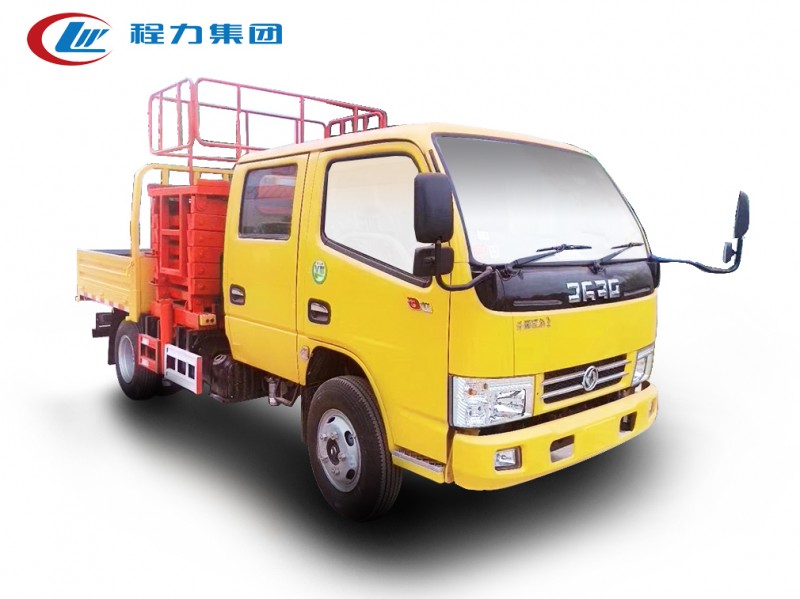 東風(fēng)雙排座8-10米平臺升降高空作業(yè)車