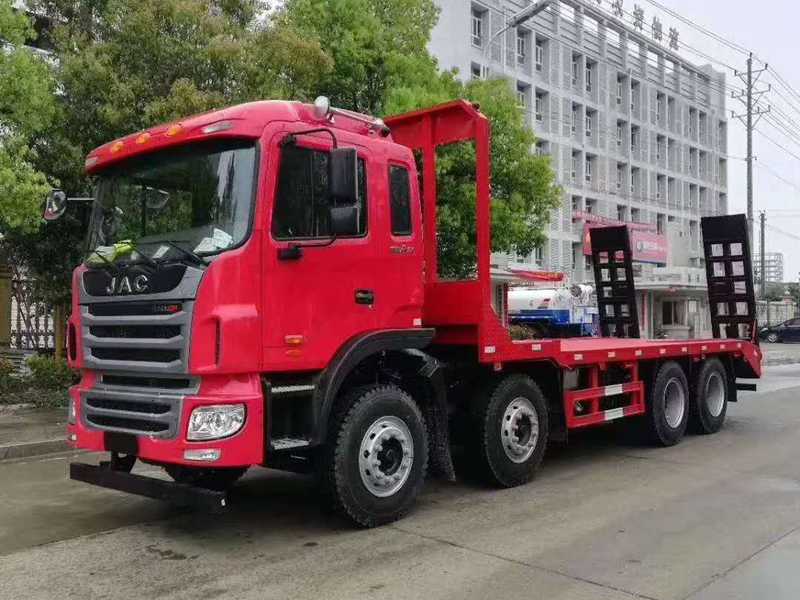 江淮A5前四后八平板運輸車